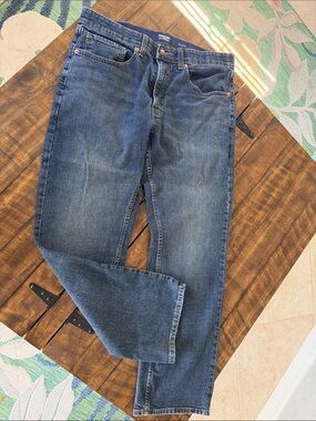 Signature by Levi Strauss Straight-Leg Jeans in Blue Denim